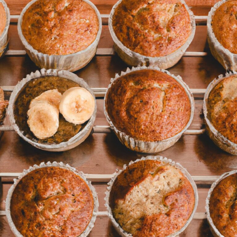 Cupcake Integral De Banana E Aveia Na Airfryer