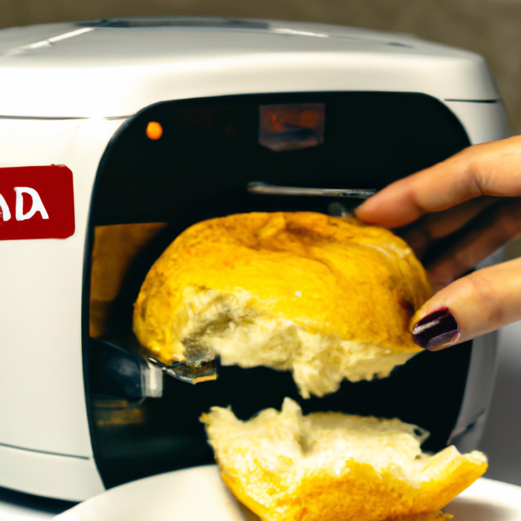 Dicas: Reaproveitando Pães Na Airfryer 1 Imagem de pães endurecidos sendo reaquecidos em uma airfryer. Esses pães podem ser reutilizados para fazer sanduíches, torradas ou migalhas de pão.