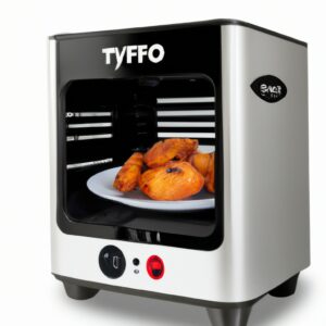 Imagem de uma Nova Airfryer Forno/Oven Mondial, um eletrodoméstico de cozinha multifuncional com funções de fritura e cozimento sem óleo. Possui um design moderno em aço inoxidável e um display digital para fácil operação. A airfryer oferece várias opções de cozimento, incluindo fritar, assar, grelhar e desidratar, permitindo que você prepare uma variedade de alimentos de forma saudável e conveniente.
