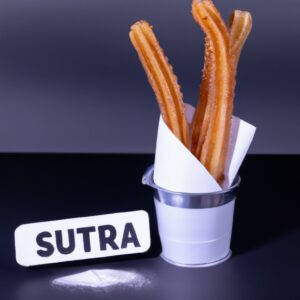 Palitos de churros crocantes e dourados preparados na Airfryer, servidos com uma variedade de molhos doces e salgados. A textura crocante e o interior macio e arejado criam um deleite irresistível.
