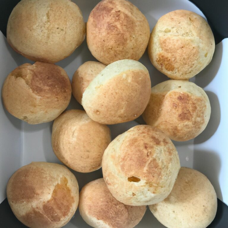 Pão De Queijo De Batedeira Na Airfryer!