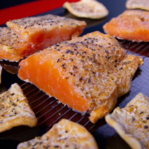 Salmão Com Crosta De Gergelim Na Airfryer