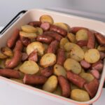 Salsichas Com Batatas / Sausage And Potatoes Na Airfryer