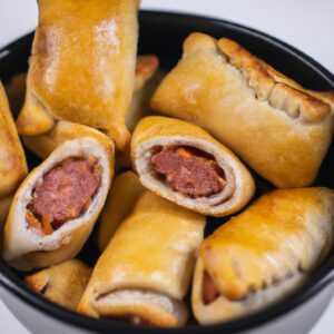 Salsichas Empanadas Na Airfryer
