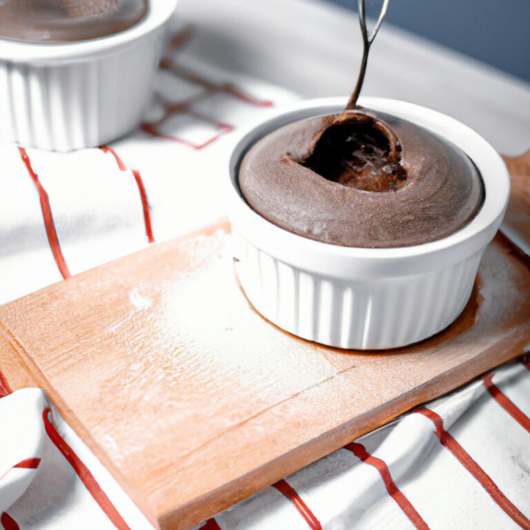 Souflé De Chocolate Na Airfryer ( Suflê / Soufflé )