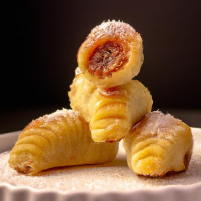 Tortinha De Banana Com Massa De Pastel Na Airfryer Em 15 Minutos