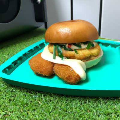 Vídeo: Hambúrguer De Frango Caseiro Na Airfryer