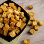 Croutonscroutons De Pao Branco Receita Deliciosa Na Airfryer