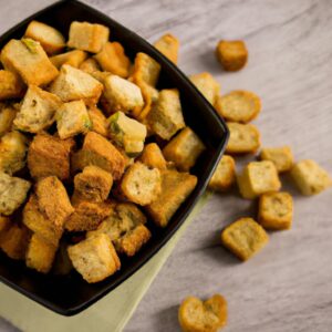 Croutonscroutons De Pao Branco Receita Deliciosa Na Airfryer
