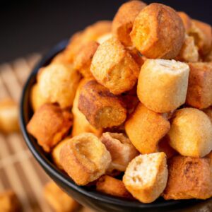 Croutons Paoqueijo Receita Deliciosa Na Airfryer