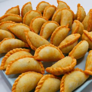 Trouxinhas De Massa De Pastel Arrozcarnesuino Receita Deliciosa Na Airfryer