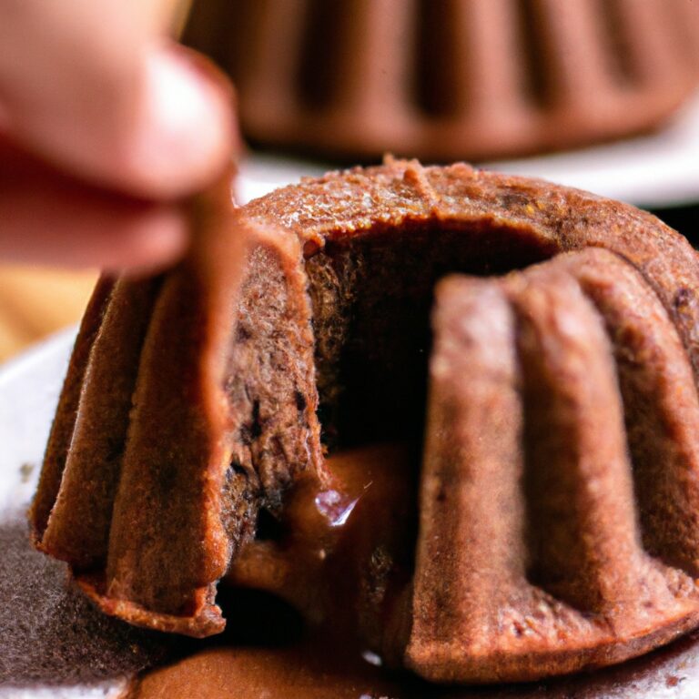 Sobremesas Bolo De Canecade Chocolate Receita Deliciosa Na Airfryer