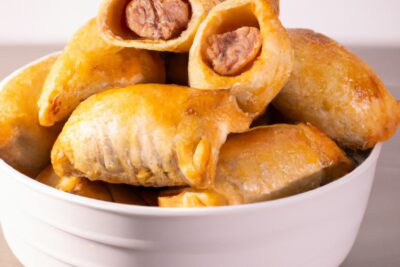 Salsichas Empanadas Receita Deliciosa Na Airfryer