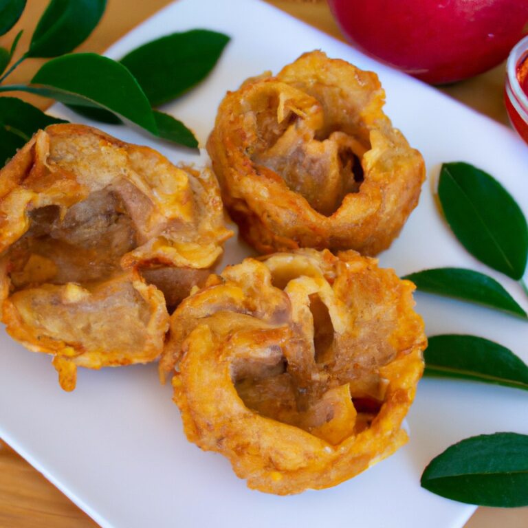 Sobremesas Rosas De Maçãs Receita Deliciosa Na Airfryer
