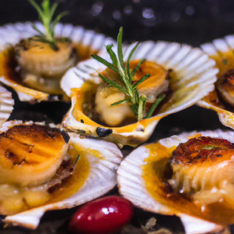Pratos De Frutos Do Mar Vieiras Receita Deliciosa Na Airfryer