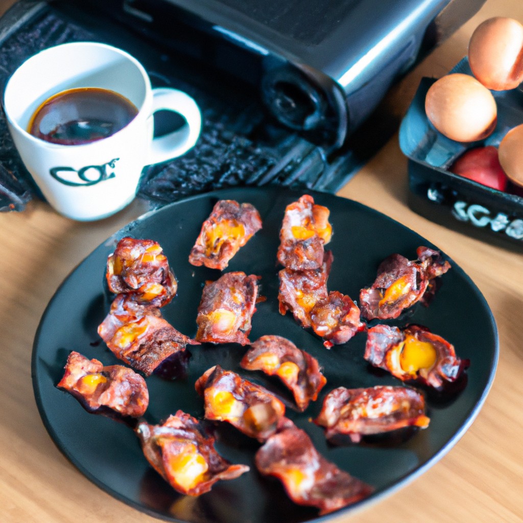 Café Da Manhã Ovos Bacon Receita Deliciosa Na Airfryer