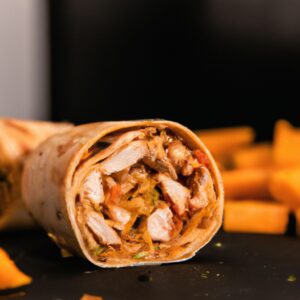 Wrap Frango Laranja Receita Deliciosa Na Airfryer