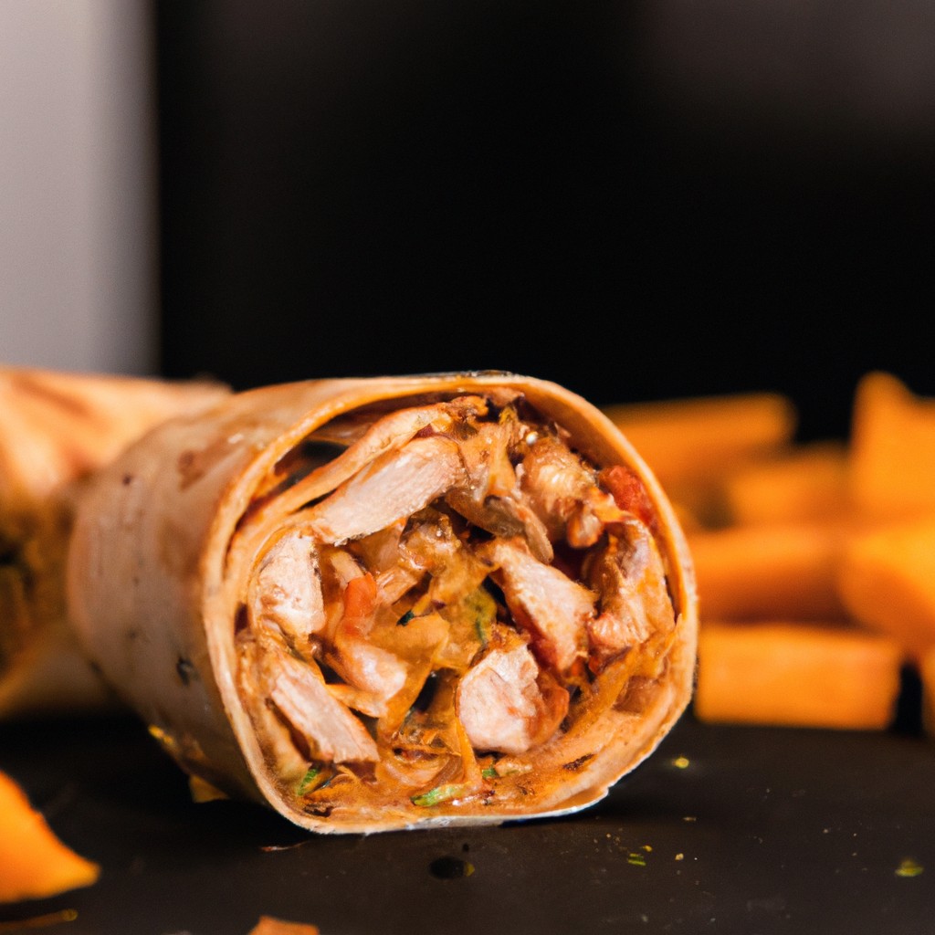 Wrap Frango Laranja Receita Deliciosa Na Airfryer 1 Wrap Frango Laranja Receita Deliciosa Na Airfryer