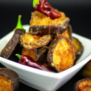Aperitivos Berinjela Dadinhos Receita Deliciosa Na Airfryer