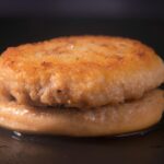Hambúrguer De Frango Na Fritadeira Sem Óleo