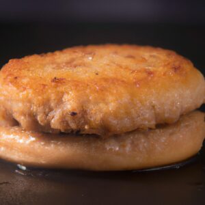 Hambúrguer De Frango Na Fritadeira Sem Óleo