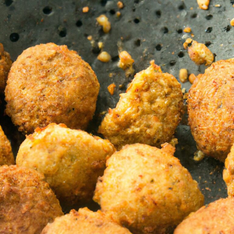 Falafel De Grão-De-Bico Na Fritadeira Sem Óleo