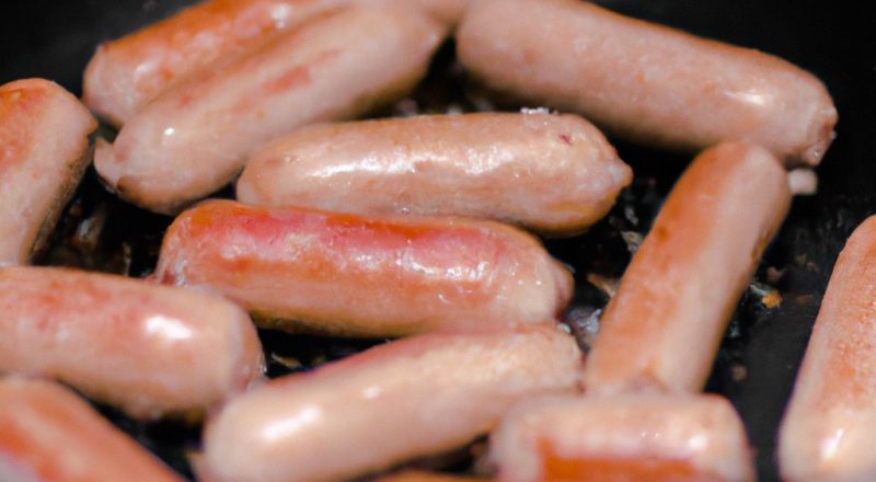 Rolinhos De Salsicha Na Fritadeira Sem Óleo
