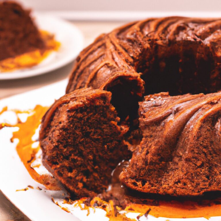 Bolo de Cenoura com Cobertura de Chocolate na Airfryer