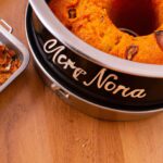 Bolo de Cenoura com Nozes na Airfryer