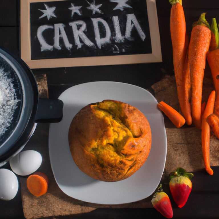 Bolo de Cenoura com Coco na Airfryer