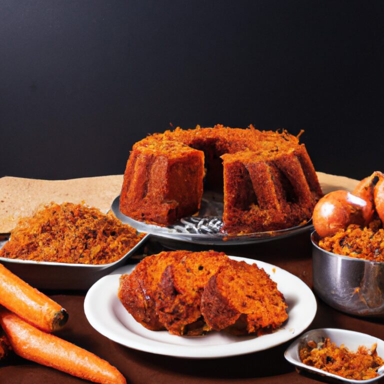 Bolo de Cenoura com Especiarias na Airfryer