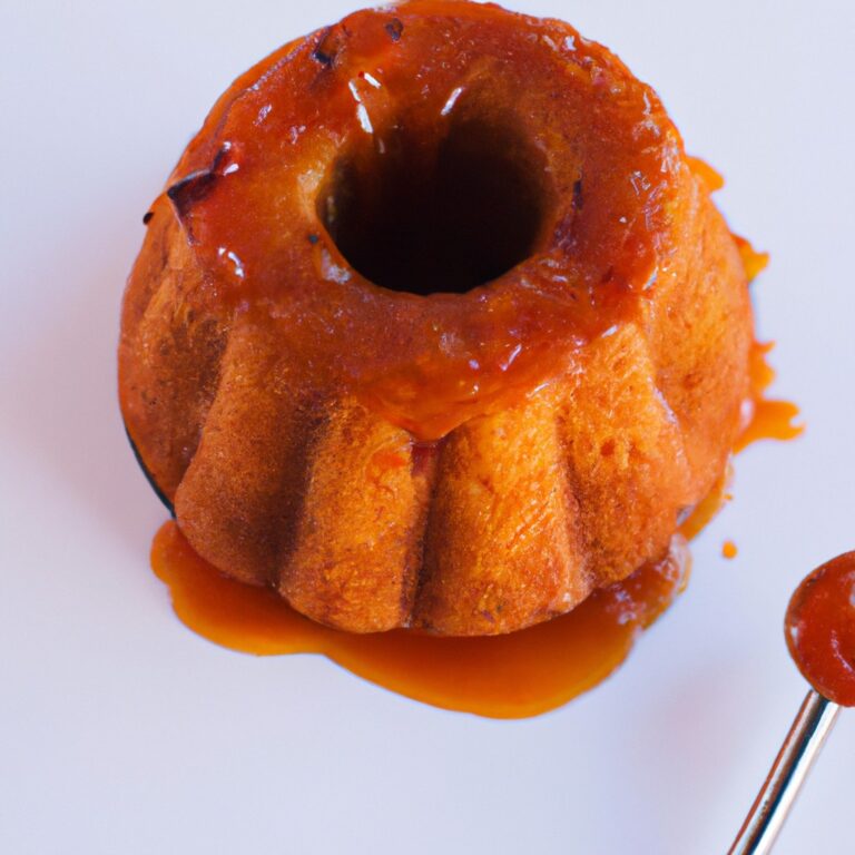 Bolo de Cenoura com Geleia na Airfryer