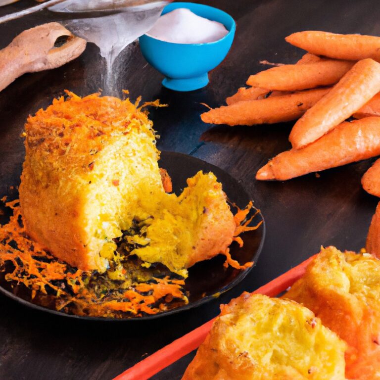 Bolo de Cenoura com Passas na Airfryer