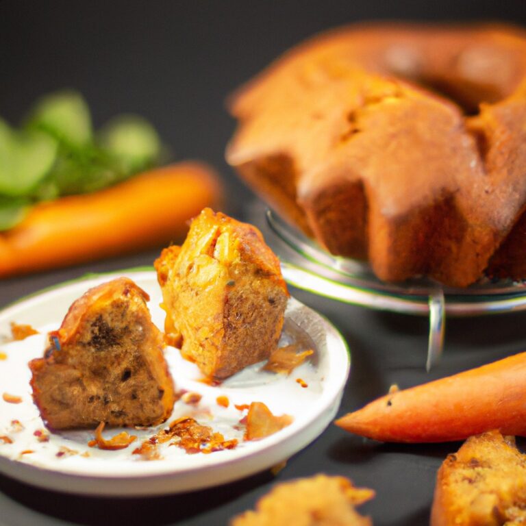 Bolo de Cenoura com Damasco na Airfryer