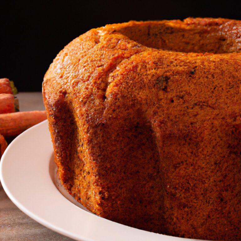 Bolo de Cenoura com Canela na Airfryer