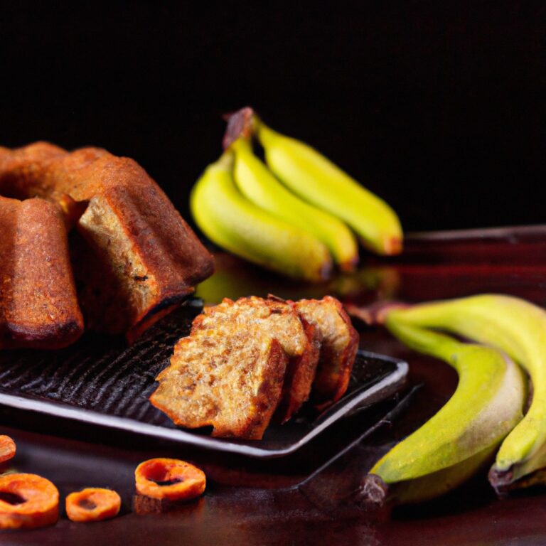 Bolo de Cenoura com Banana na Airfryer