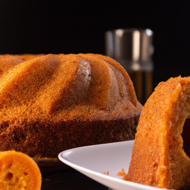 Bolo de Cenoura com Rum na Airfryer