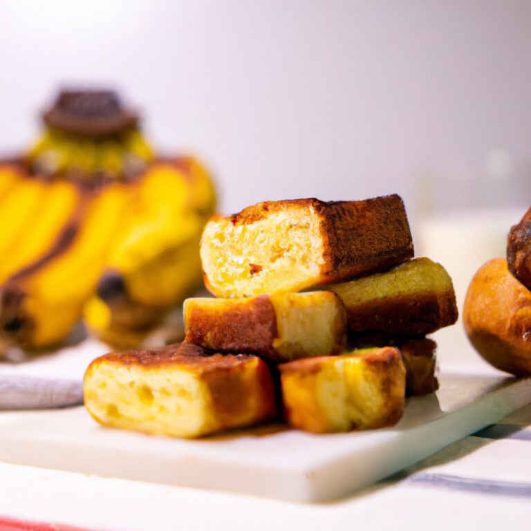 Pudim de Pão com Banana na Airfryer