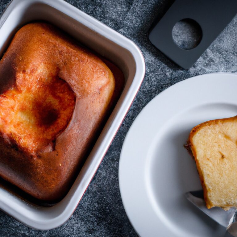 Pudim de Pão com Café na Airfryer