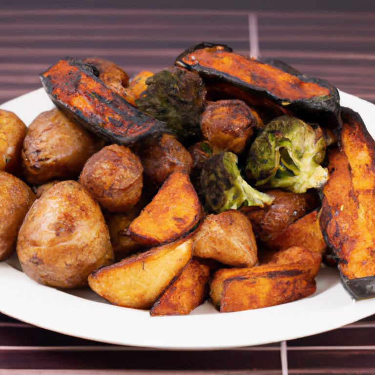 Legumes Assados na Airfryer