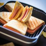 Sanduíche de Queijo na Airfryer