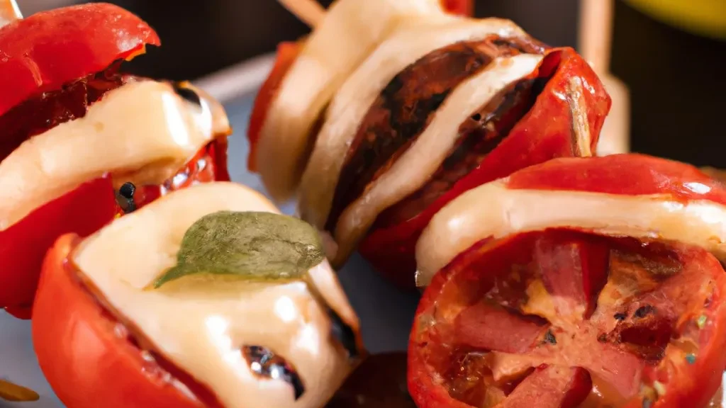 aperitivos tomatinho caprese receita deliciosa na airfryer 803d4daf