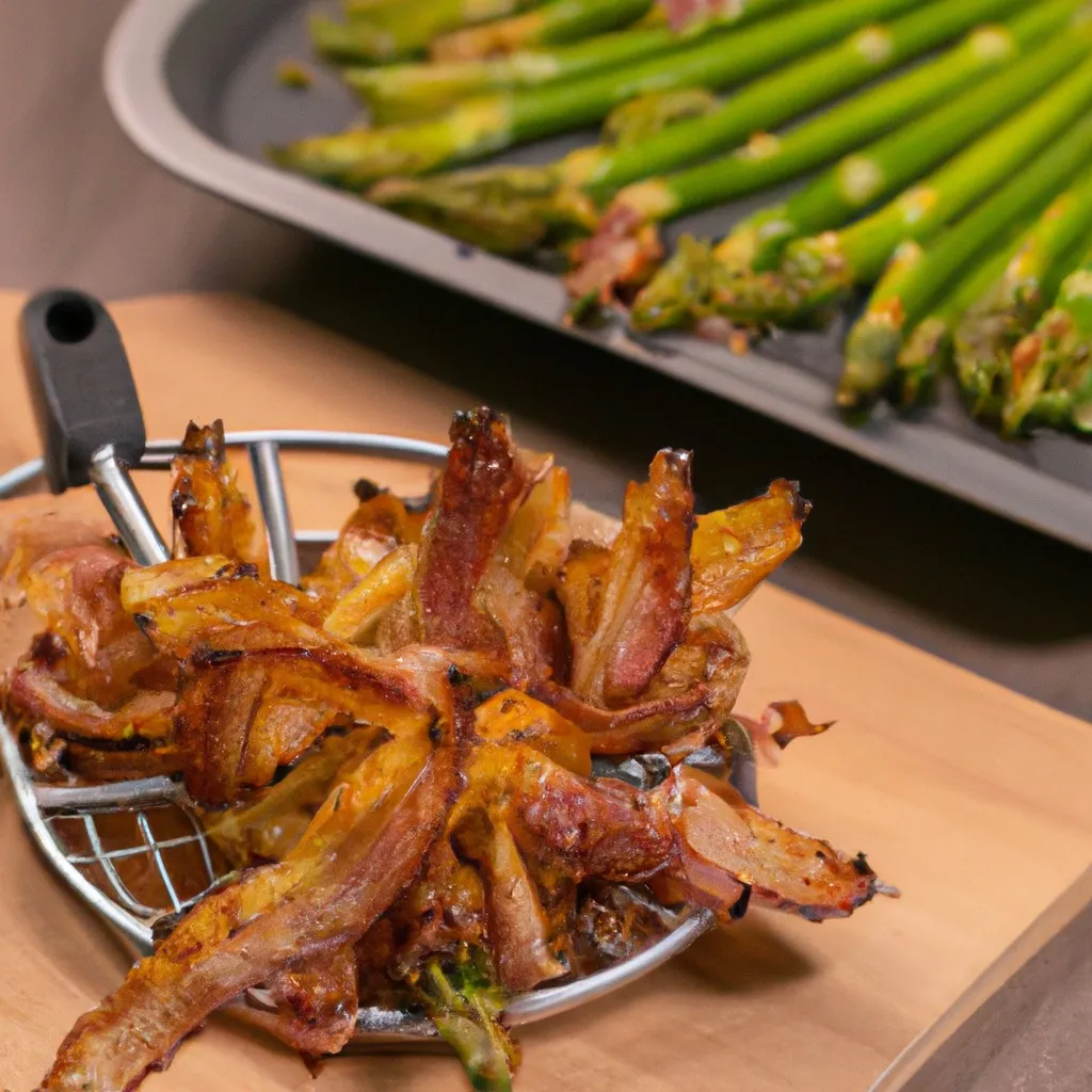 Descubra o Segredo dos Aspargos Crocantes com Bacon na Airfryer!