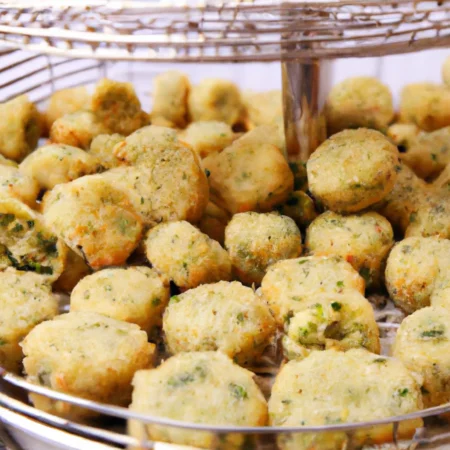 bolinho de arroz com espinafre na airfryer fica uma del cia d9785c84