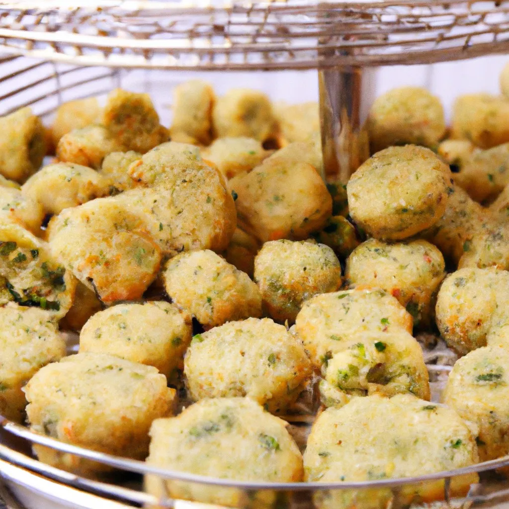 bolinho de arroz com espinafre na airfryer fica uma del cia d9785c84