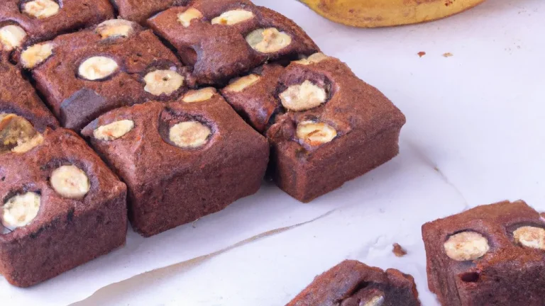 Descubra o Segredo dos Brownies de Banana Feitos em 10 Minutos!