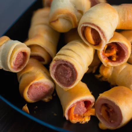 enroladinho de salsicha com massa de pastel na airfryer e99d3459
