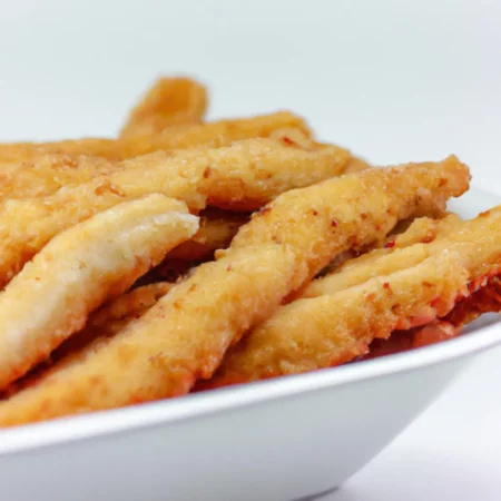 fil de peixe empanado frito na airfryer c5343996