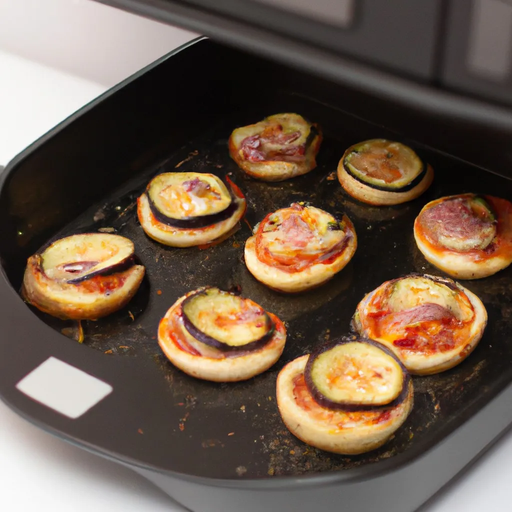 mini pizza de berinjela na airfryer receita com passo a passo 9cf20891
