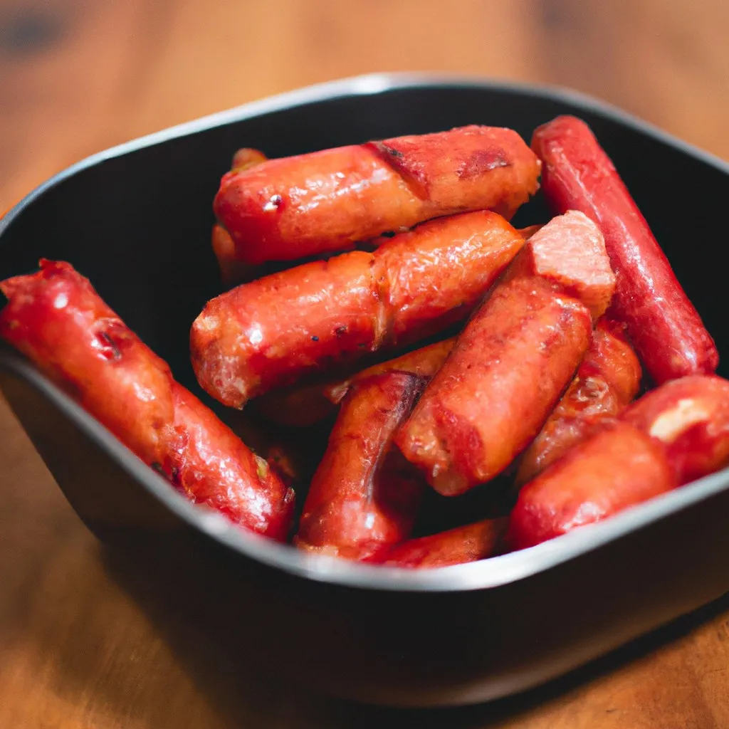 Salsicha a Maior! Como Fazer Salsicha em Airfryer em 5 Minutos!
